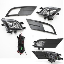 For 2015-2017 VW Jetta MK6 Sedan Clear Lens Fog Lights Kit +Bezel Switch Bulbs picture