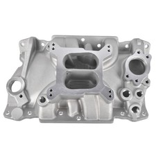 2111 Aluminum Intake Manifold 4150 Square Flange for Chevy 90 Degree V6 1985-95 picture