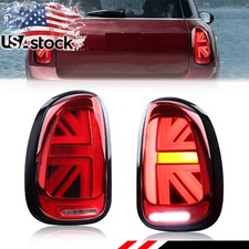 2X Red Union Jack LED Rear Tail lights For 2010-2016 Mini Cooper Countryman R60 picture