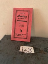 INDIAN MOTOCYCLES OPERATION AND ADJUSTING UPKEEP FOR 1913 MODELS picture