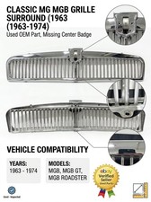 1962-1974 MG MGB-GT MGC ORIGINAL FRONT GRILLE OEM  Great Condition. picture