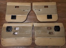 Volvo 240 244 245 Front Rear Door Panels Door Cards 4 Piece Set With Speakers picture