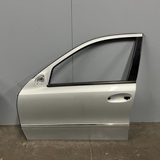 03-09 MERCEDES-BENZ W211 E CLASS FRONT LEFT DRIVER SIDE DOOR SHELL SILVER OEM picture
