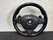 10-15 BMW 7 Series 750I F01 F02 Steering Wheel Black LEATHER W/ Shifters HEATED picture