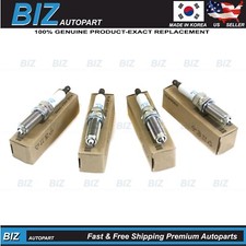 GENUINE⭐4 PC SPARK PLUG SET FOR 2015 HYUNDAI SONATA # 18849-09075 picture