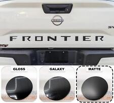 Matte Black Raised Rear Tailgate Insert Letters for 2022-2024 Nissan Frontier picture
