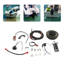 Electric Starter Conversion Kit for Dongfa 2-Stroke 15HP/18HP Outboard Motor picture