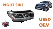 ✅2020 2021 2022 2023 Volkswagen Atlas OEM Headlight Passenger Side DRL Defective picture