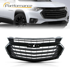 For Chevrolet Traverse 2018-2021 Front Bumper Upper Grille Grill Black picture