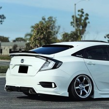 Clear White LED Tail Lights for 2016-2021 10th Gen Honda Civic Rear Light 4 PCS picture