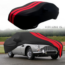 For Aston Martin DB5 Red/Black Full Car Cover Satin Stretch Indoor Dust Proof A+ picture