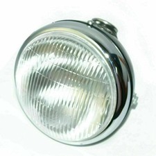 Royal Enfield Triumph 7''Lucas Headlight Headlamp Black Paint Bsa Norton Ariel picture