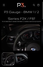 Brand New P3 Gauge For BMW F20/F21/F22/F23/F87 picture