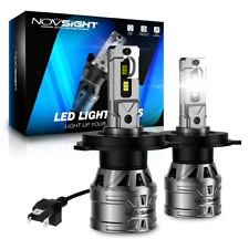 NOVSIGHT LED Bulbs H4 9003 HB2 Super Bright Hi/Low Beam 13000LM 6500K 60W w/Fan picture