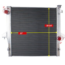3 Row Aluminum Radiator For 2003 2004-2009 Dodge Ram 2500 3500 5.9L 6.7L CUMMINS picture