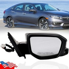 11Pin Right Side Mirror Power Fold Heated Camera For Honda Civic 2016-2020 2021 picture