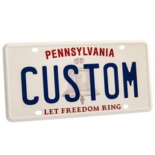 Personalized Pennsylvania License Plate - Embossed Aluminum & Custom Lettering picture