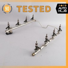 07-15 Mercedes W221 S63 E63 C63 AMG Engine Fuel Injector Rail w/ Injectors OEM picture