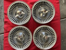 Vintage set of C2 Corvette Concept One Knock Off style Wheels 15 x 6 picture
