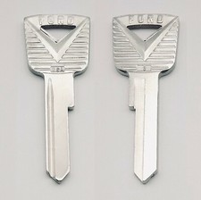 1 Ford Fairlane Thunderbird Ignition Door Uncut Key Blank H27 picture