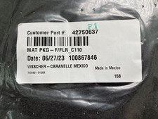 17-23 Chevrolet Chevy Bolt EV Floor Mat Set Front Black Cloth New Part# 42750637 picture