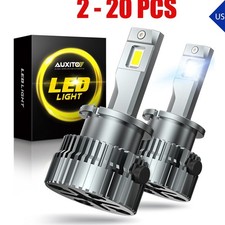 2-20X AUXITO D2S LED Headlight Bulb High Low Beam 6500K 30000LM White Canbus Y19 picture