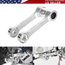 US Silver Adjustable Linkage Lowering Link For SUZUKI YZ125 YZ125X YZ250 YZ250X picture