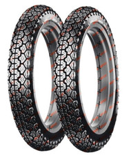 Dunlop K70 3.25-19 4.00-18 Front Rear Tire Set Motorcyle Tires Vintage picture