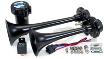 HornBlasters PsychoBlasters V2 Loud Electric Air Horn Kit for Truck - Compact picture