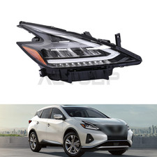 For 2022-2024 Nissan Murano Full LED Right Headlight Assembly Black 26010-9UF0E picture