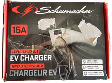 Schumacher 16A Level 1 & 2 EV Charger Model SC1455 ~ 28 ft Cord open box picture