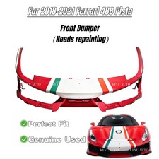 Original Used For Ferrari 488 Pista 18-21 front bumper Needs repainting 89270710 picture