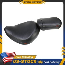 New Upgrade 2-Up Full Black Seat For Honda Shadow VT750 ACE 1998-2001 2002 2003 picture