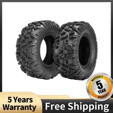 Set of 2 26x10-12 ATV Tires 6Ply For All Terrain 26x10x12 26 10 12 picture