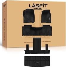 LASFIT Floor Mats & Cargo Liner 2021-2026 & Only 7 Seats (Not for 8/9 Black picture