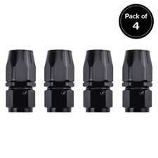 LokoCar 10AN Hose End Fitting Straight Swivel for CPE Braided Hose Black 4Pcs picture