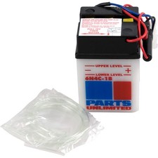 Parts Unlimited 6N4C1B 6V 4Ah Conventional Battery Lead Acid picture