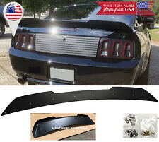 Satin Black Decklid Gurney flap Wing Wickerbill For 05-09 Mustang GT Spoiler picture