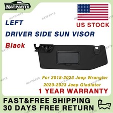 Left Sun Visor W/O Light for18-23 JeepWrangler 20-23 JeepGladiator 6CD22TX7AN picture