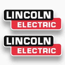 (2) Lincoln Electric Welder Helmet Bumper Tool Box Motorcycle Decal Stickers 7