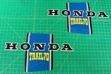 1972 - 1973 CT70 K1 decals 2pc vintage frame aufkleber stickers, graphics 72, 73 picture