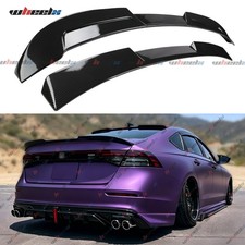 FOR 23-26 Honda Accord Carbon Look V3 Style Trunk Wing+M Style Rear Roof Spoiler picture
