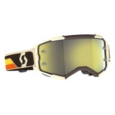 Scott USA 272828-7699289 Brown Fury Yellow Chrome Lens Off Road MX Adult Goggles picture