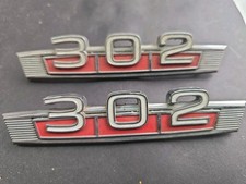 1968 To 1972 Ford 302 Emblems Mustang Bronco Fairlane picture