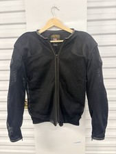 Vanson Leathers USA Vented Mesh Armored Motorcycle Jacket – Large – Black picture