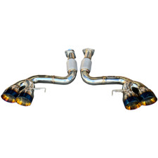 Catback Exhaust for 20-24 Chevrolet Corvette C8 Burnt Tips 6.2L V8 Mandrel 304SS picture