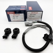 Genuine OEM Denso 2pcs Knock Sensor 89615-20090 & Harness 82219-48010 for Toyota picture