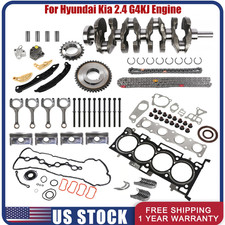 G4KJ Engine Rebuild Overhaul Kit - Crankshaft / Con Rods For 2.4L HYUNDAI KIA picture