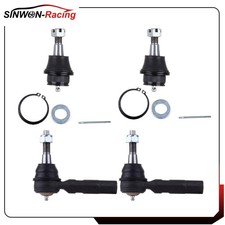 2X Ball Joint + 2X Tie Rod End Suspension Kit For Dodge Ram 1500 2002-2004 2005 picture