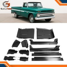 Fit 60-66 Chevy &GMC C/K Pickup Rocker Panel+Cab Corner+Support Mount+Floor Pan picture
